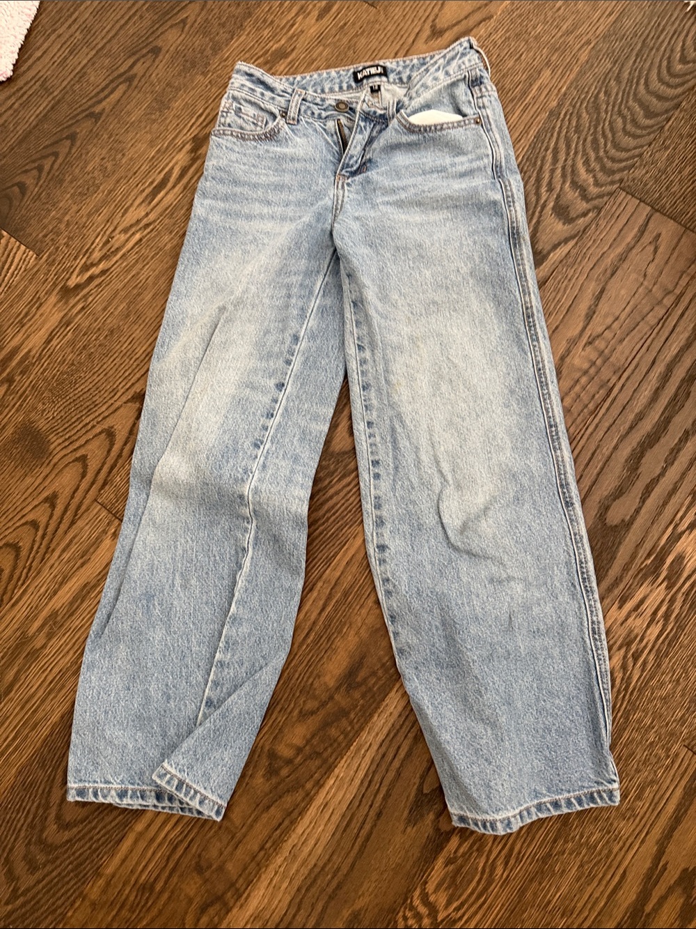 Katie J NYC Light Blue Relaxed Jeans